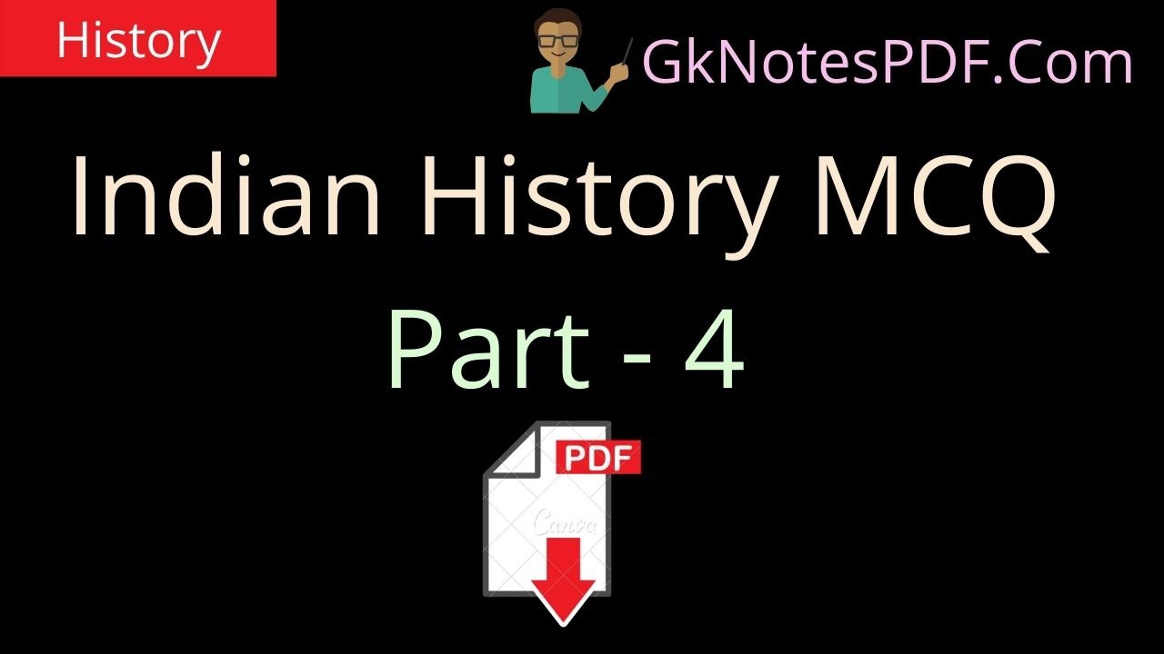 History objective question answer PDF in hindi Part - 4