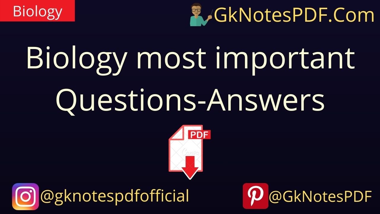 biology objective questions and answers pdf in hindi