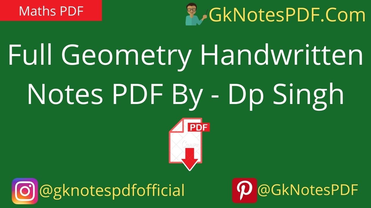 geometry handwritten notes in hindi