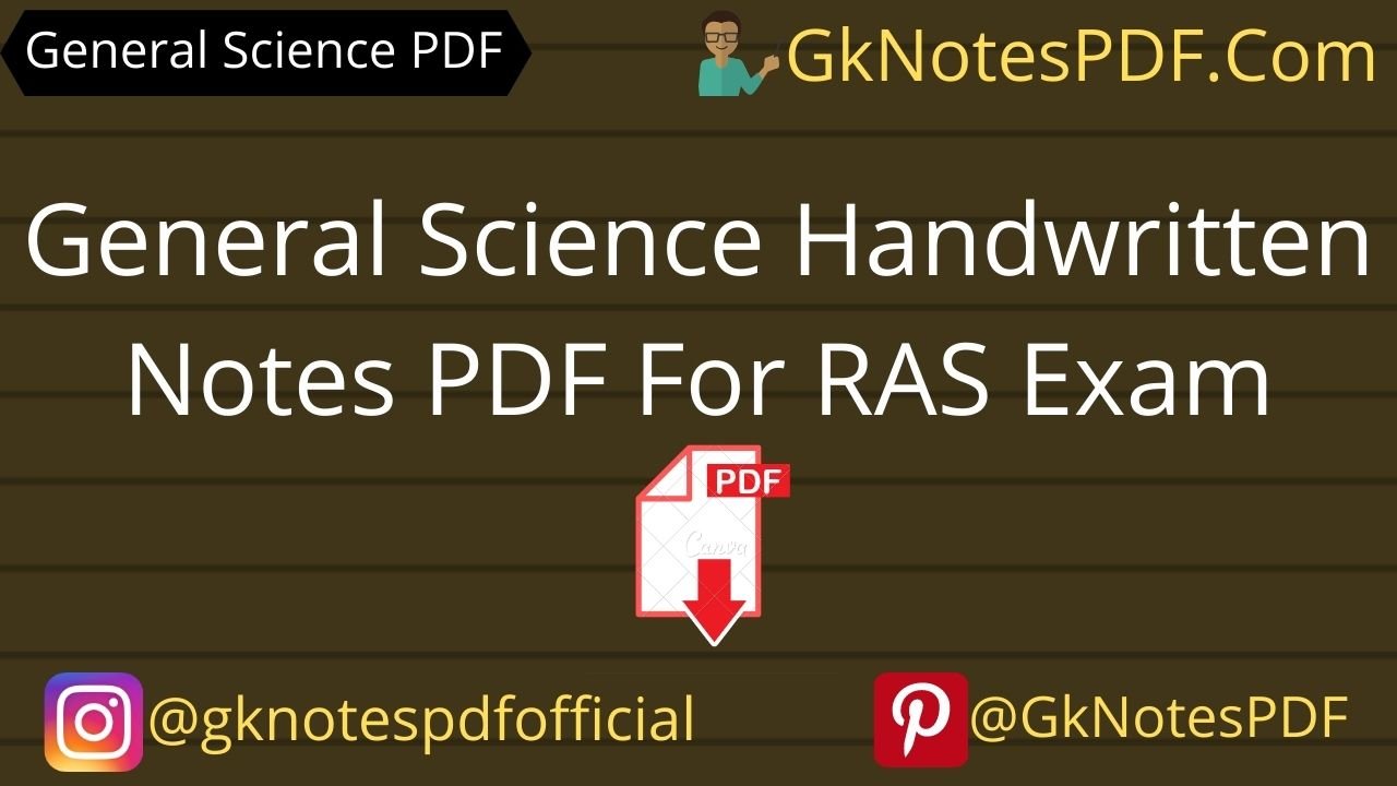 ras general science notes in hindi pdf