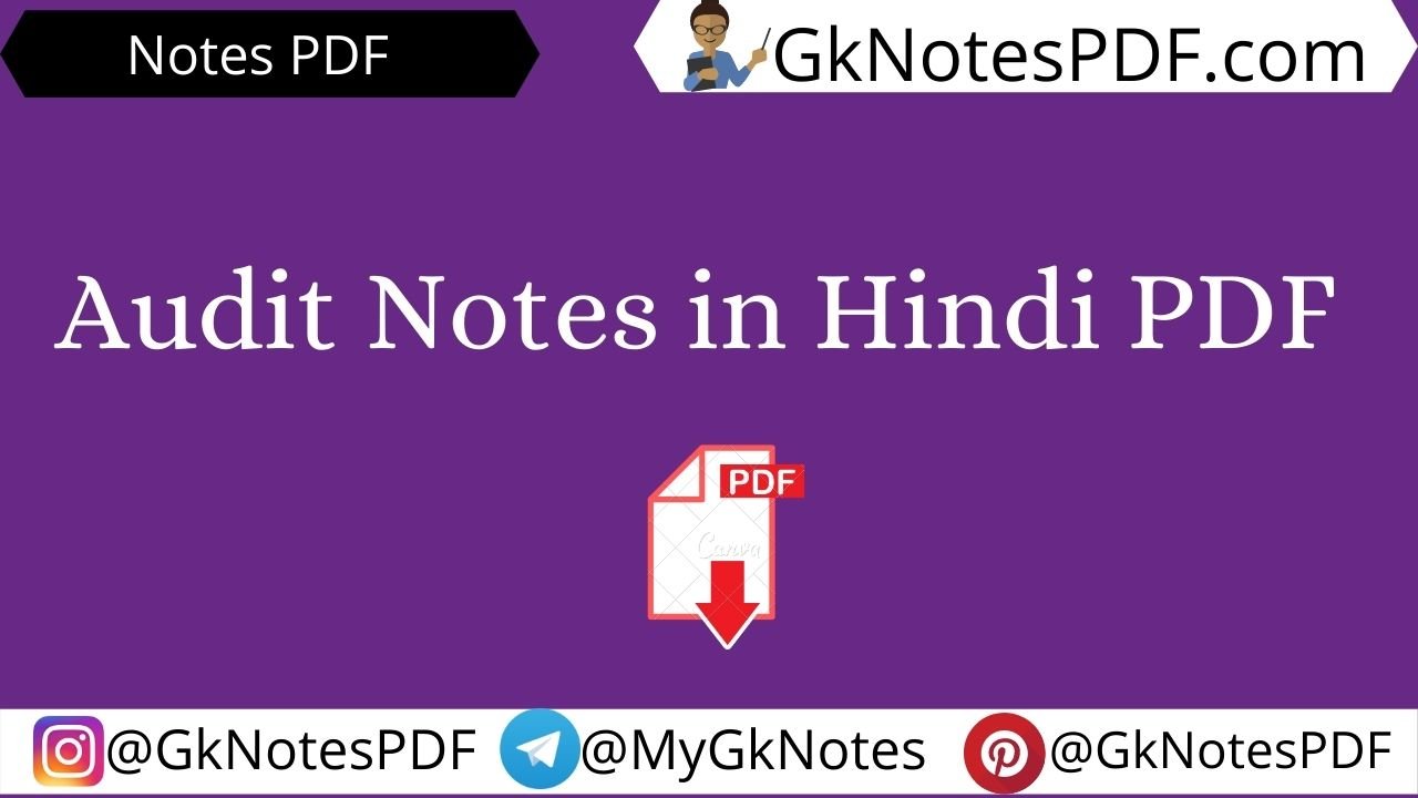 auditing notes pdf free download