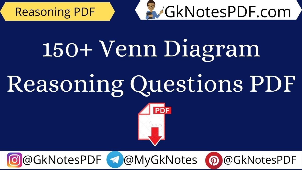 150+ Venn Diagram Reasoning Questions PDF