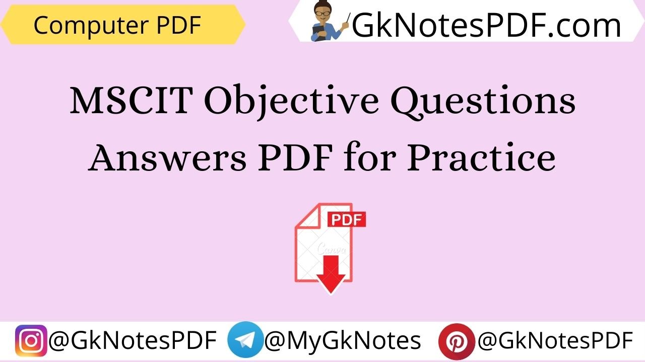 mscit question and answer pdf