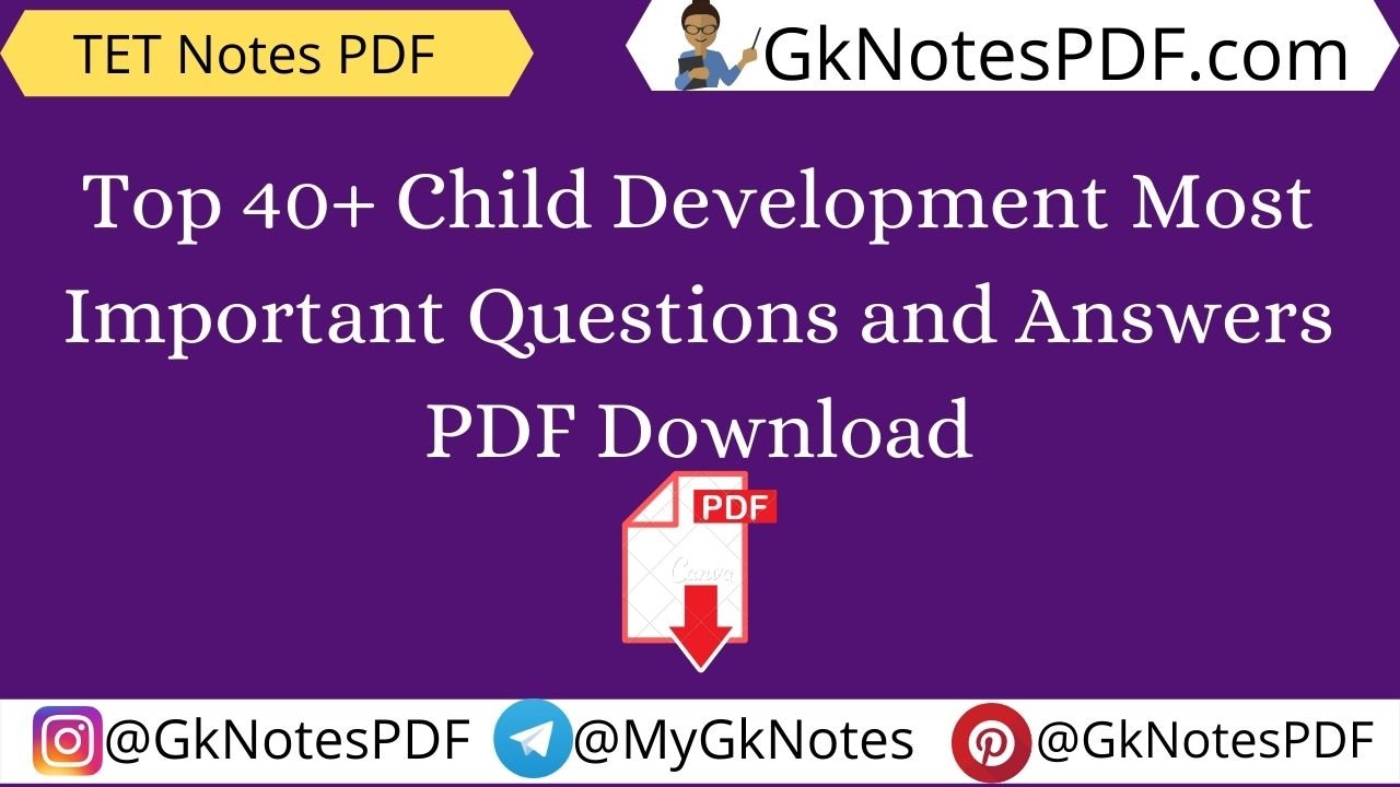 child development test questions and answers pdf