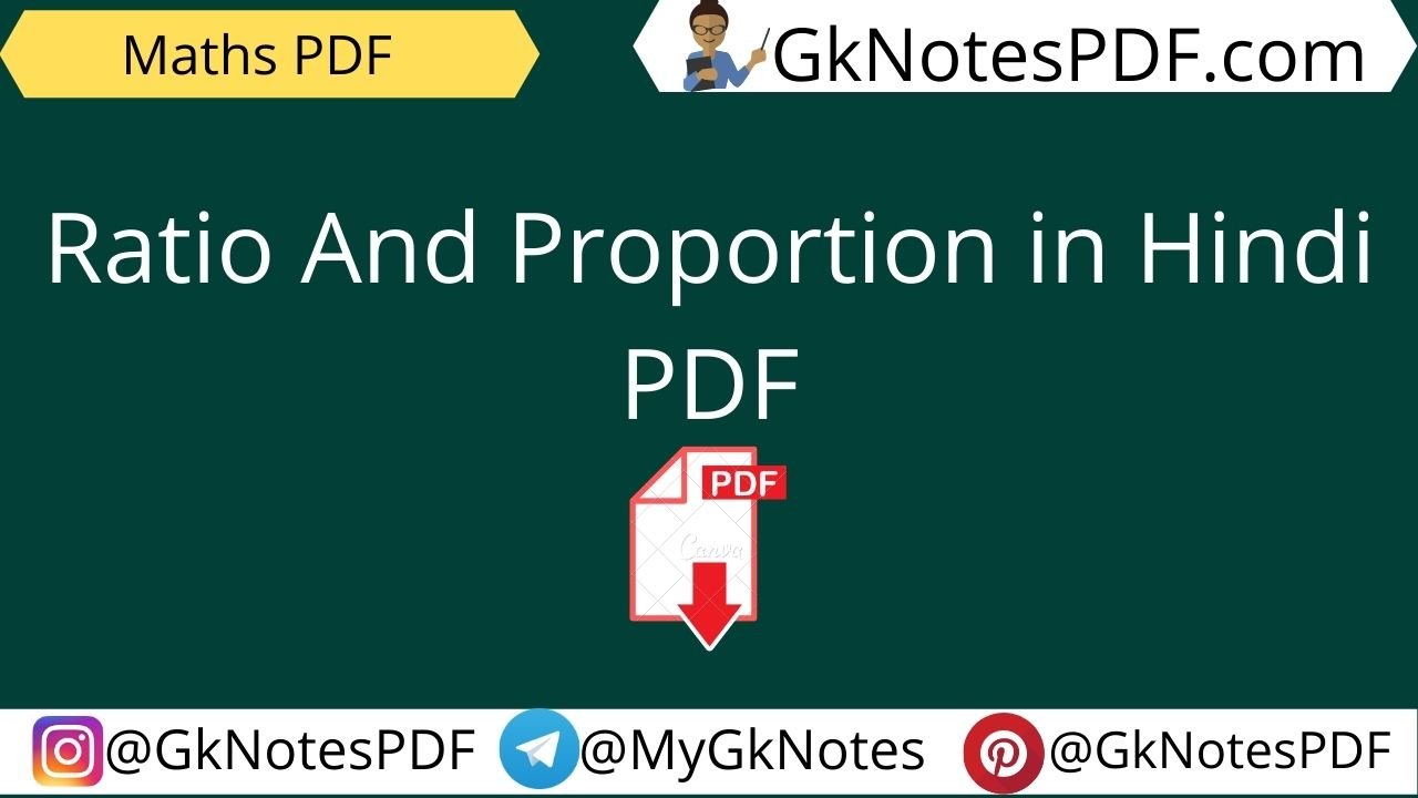 Ratio and Proportion Questions PDF